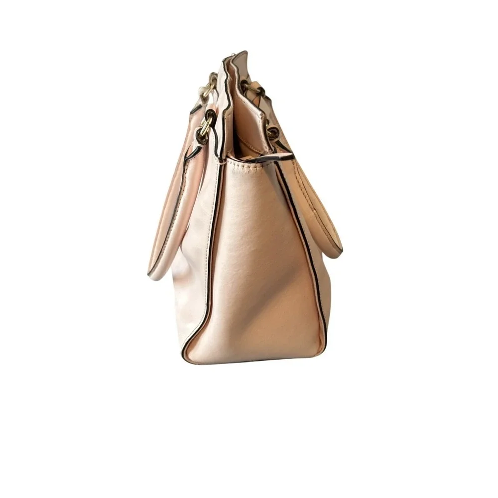 Kate Spade Bow Tote Light Pink‎ Saffiano Leather Bag Beige Interior Large